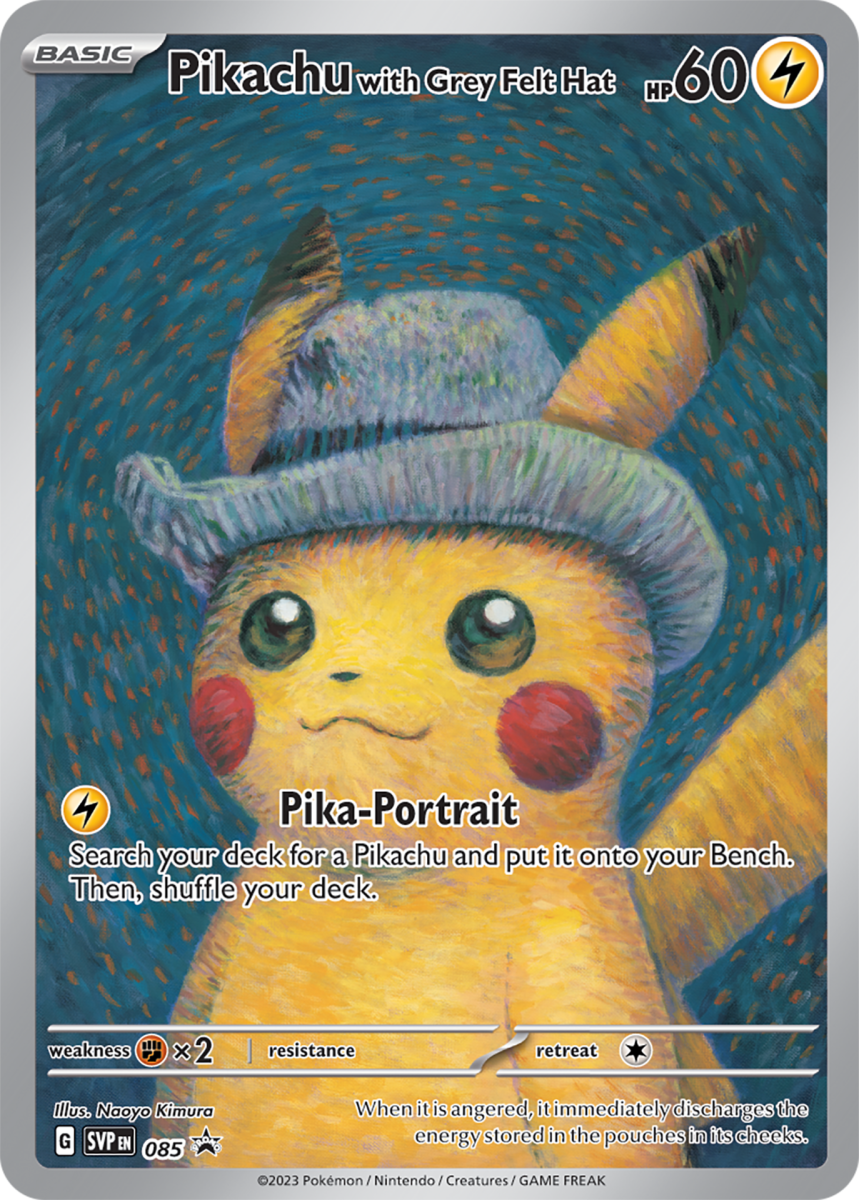 Pokemon van gogh card